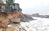 Sea erosion: 1 house washed away at Battapady; 3 more in danger